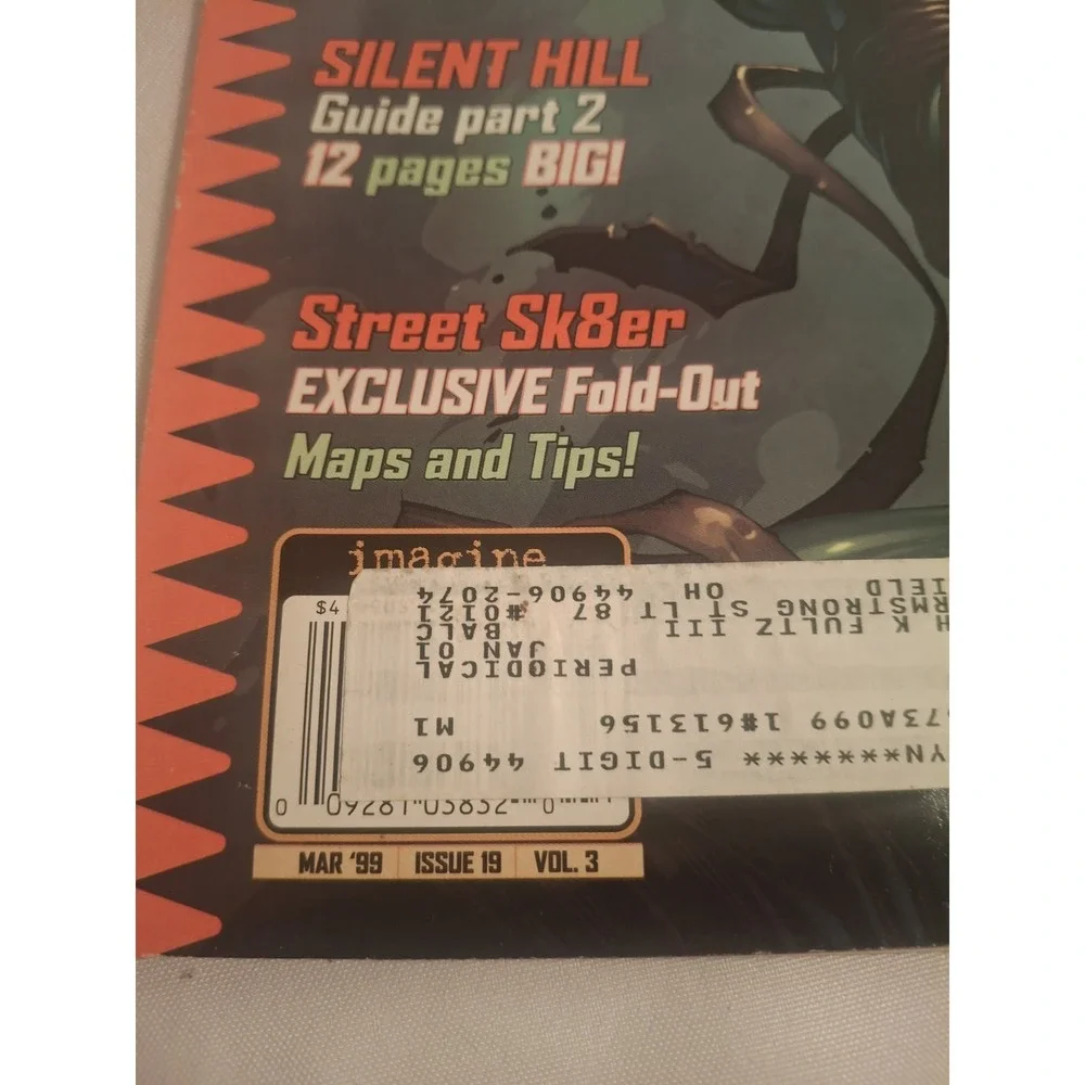 Playstation Magazine #19 March 1999 Legacy of Kain Soul Reaver Silent Hill Ad